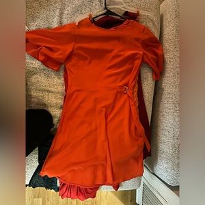 Orange dress size 4